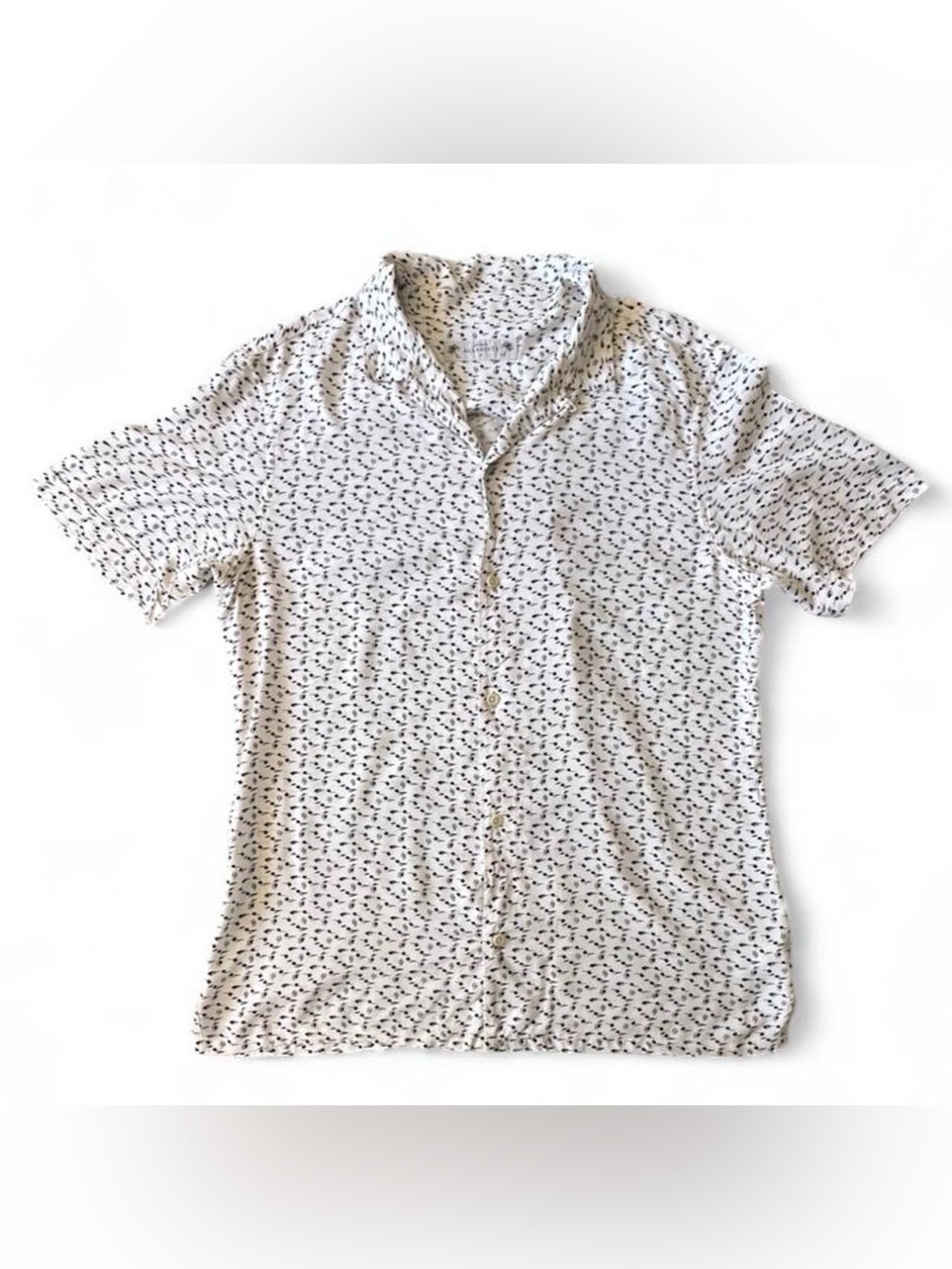 All Saints Men’s Short Sleeve Button Down